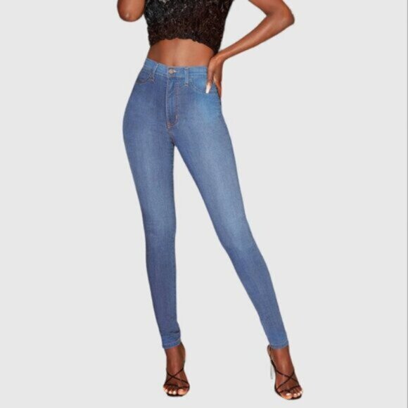 Fashion Nova "Precious Fit" High Waisted Skinny Jean -best seller- Rare - Picture 6 of 14